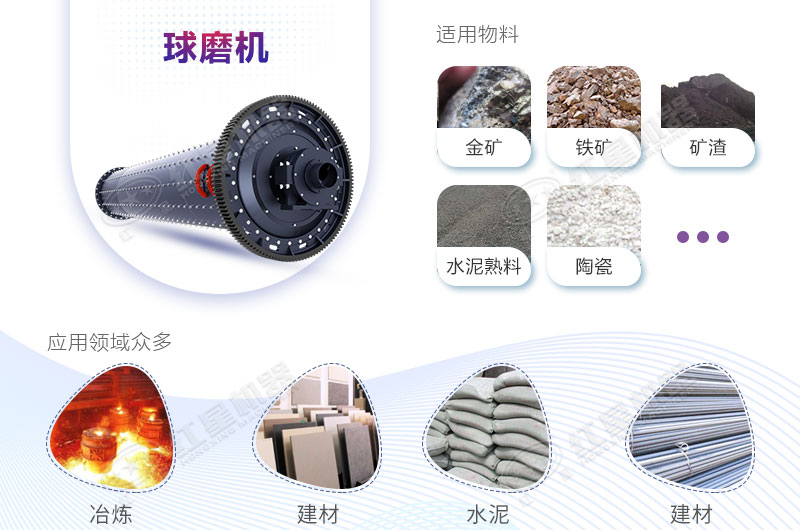 水泥球磨機(jī)設(shè)備優(yōu)勢多，應(yīng)用廣泛
