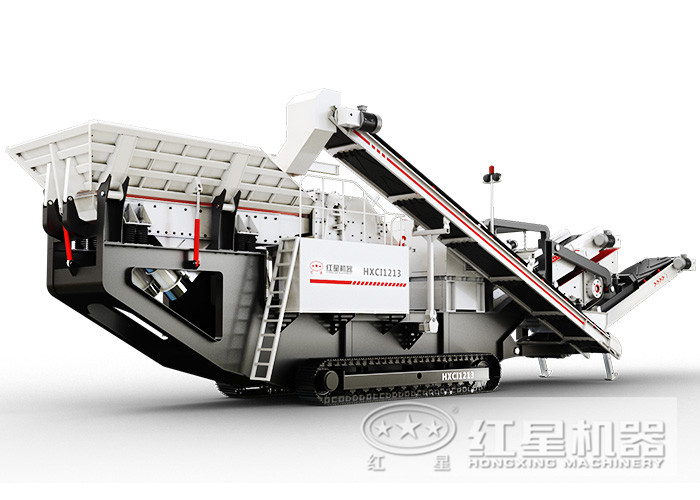 履帶式移動(dòng)破碎機(jī)——履帶液壓驅(qū)動(dòng)，一體化作業(yè)效率更高