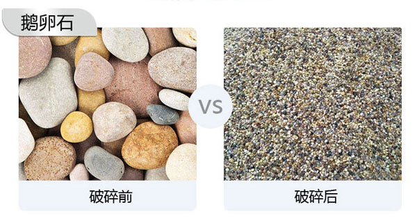 鵝卵石破碎能做石子嗎？會(huì)用到哪些設(shè)備？