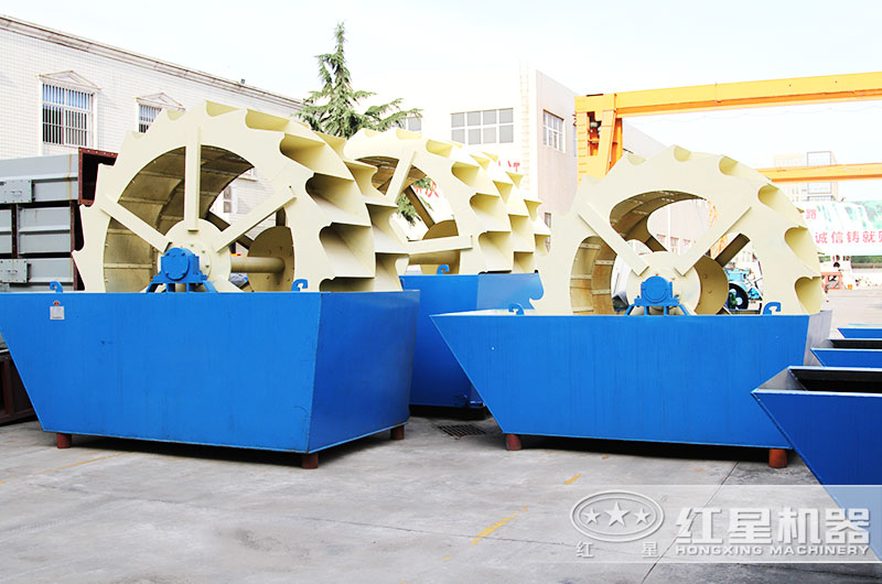 一天能洗3000噸的3020輪斗式洗砂機，以高產(chǎn)威震四方