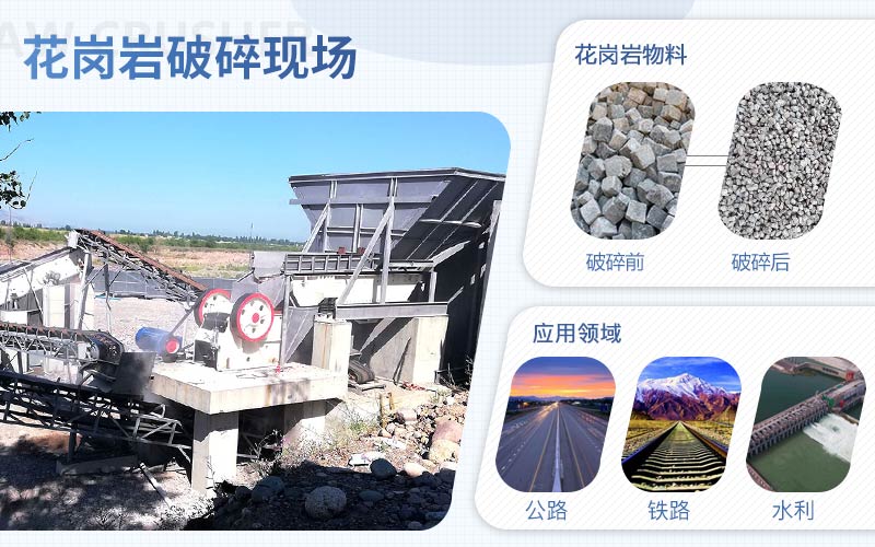 花崗巖破碎用什么機器？配置一套花崗巖破碎設(shè)備需要多少錢?