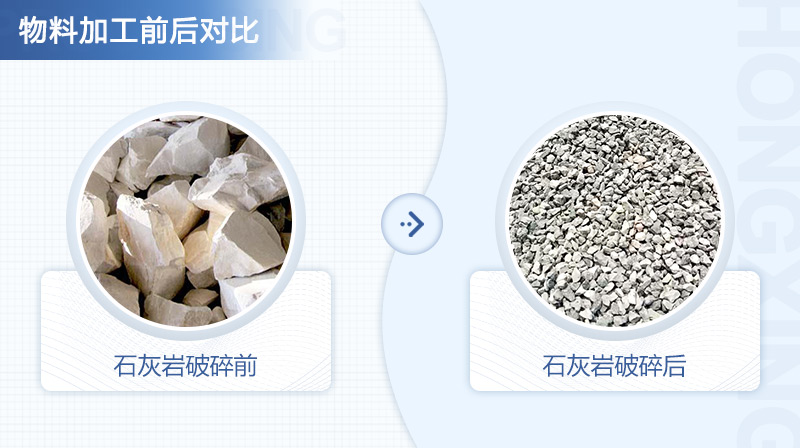 處理石灰?guī)r的日產(chǎn)500方砂石生產(chǎn)線機(jī)器怎樣配？